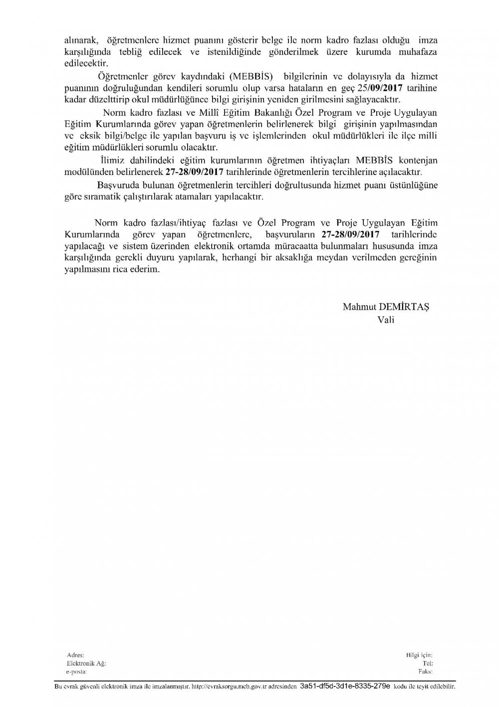 Adana'da Norm Fazlası Öğretmen Atamaları Yapılacak