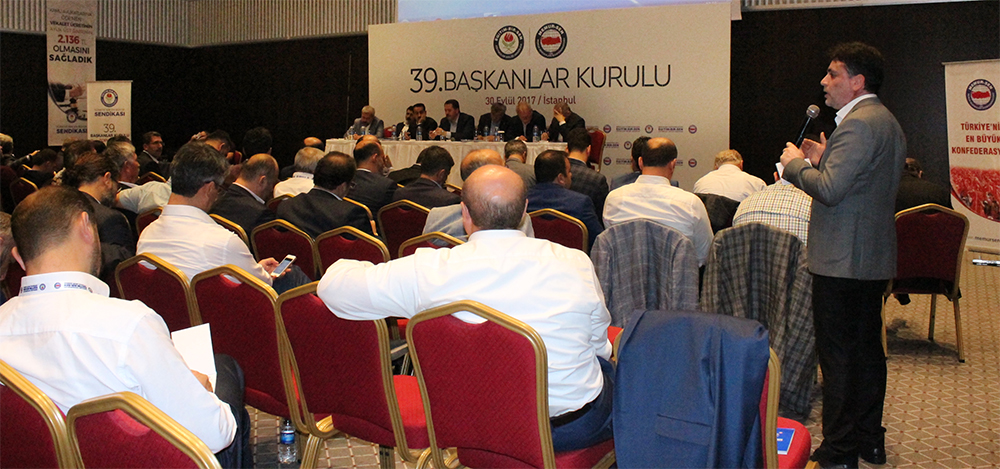 Eğitim-Bir-Sen 39. Başkanlar Kurulu Sonuç Bildirisi