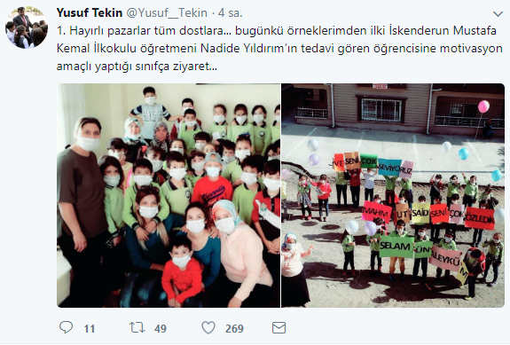 MEB Müsteşarı Yusuf Tekin, 3 Yeni Örnek Uygulamayı Paylaştı