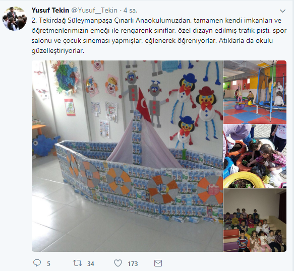 MEB Müsteşarı Yusuf Tekin, 3 Yeni Örnek Uygulamayı Paylaştı