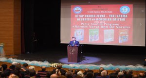 Bakan Yılmaz, "Annem Varsa Ben de Varım Kitap Okuma Projesi" tanıtım toplantısına katıldı