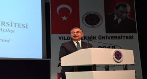 Başbakan Yıldırım ve Bakan Yılmaz, Yıldız Teknik Üniversitesinin akademik yılı açılışına katıldı