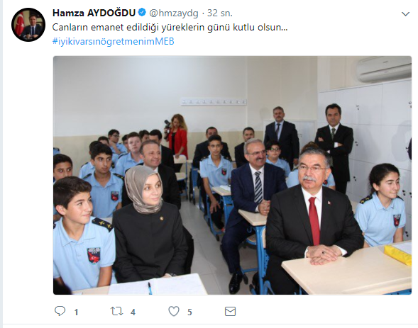 MEB Ailesi #iyikivarsınöğretmenimMEB Hastagı İle Türkiye Gündeminde