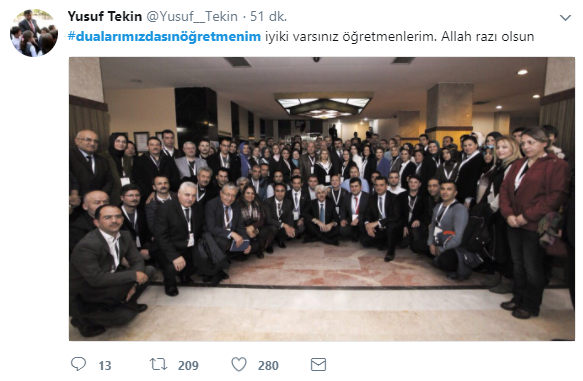 MEB Ailesi Twitter'i #dualarımızdasınöğretmenim İle Salladı