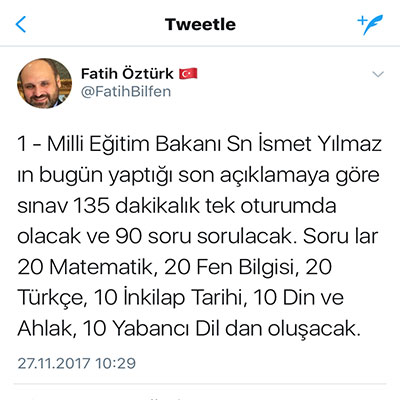 MEB’İN YENİ SİSTEMİNE DESTEK GELDİ