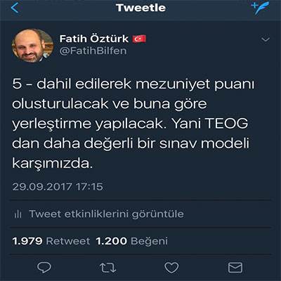 MEB’İN YENİ SİSTEMİNE DESTEK GELDİ