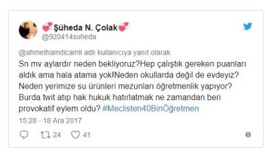 Atama İsteyen Öğretmenlere 'Provokatör' Dedi...