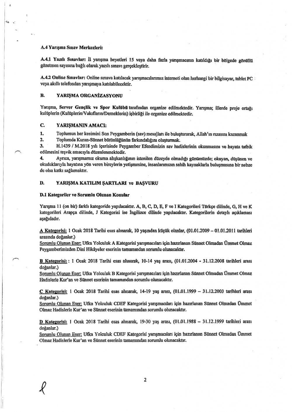 MEB'den ''Bilgi ve Kültür Yarışması'' Yazısı