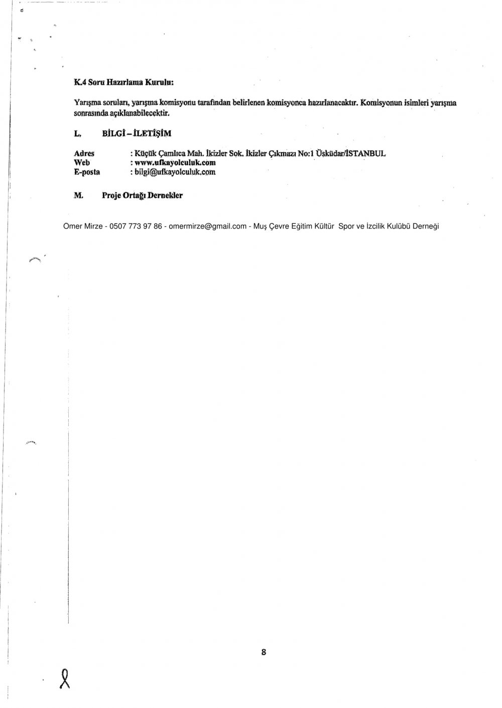 MEB'den ''Bilgi ve Kültür Yarışması'' Yazısı