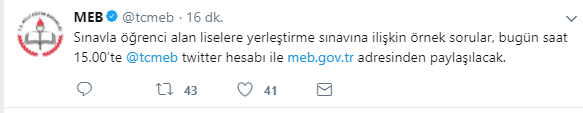 MEB Liseye Geçiş Sınavında Örnek Soruları Açıklıyor!