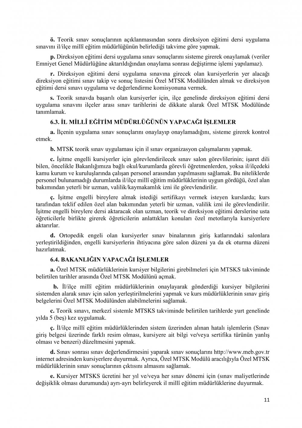 MEB, MTSK Uygulama Kılavuzunu Yayımladı