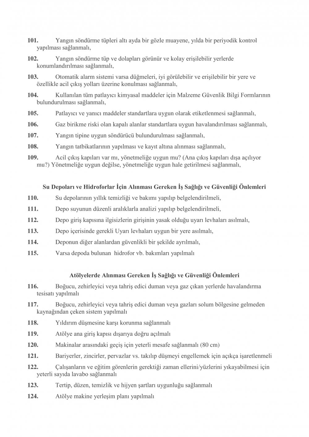 Okul ve Kurumlarda Alınması Gereken Genel Önlemler