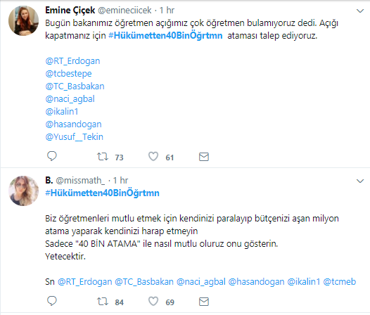 40 Bin Öğretmen Ataması İçin Hükümete Çağrı