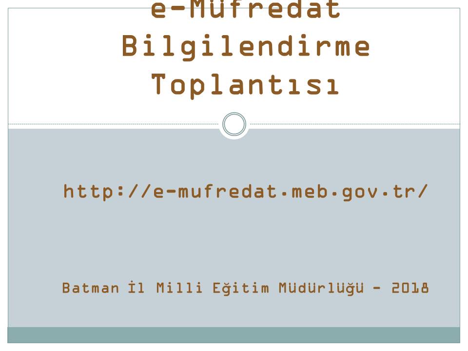 e-Müfredat Nedir? Nasıl Kullanılır?