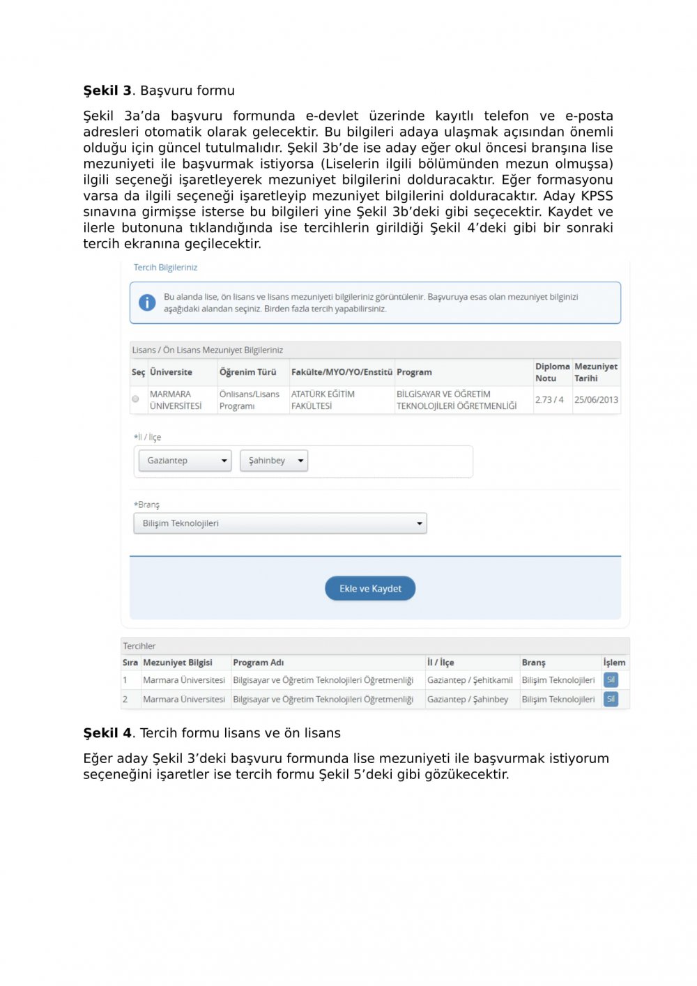 Ücretli Öğretmenlik Başvurusu Yapma (e-Devlet Resimli Anlatım)