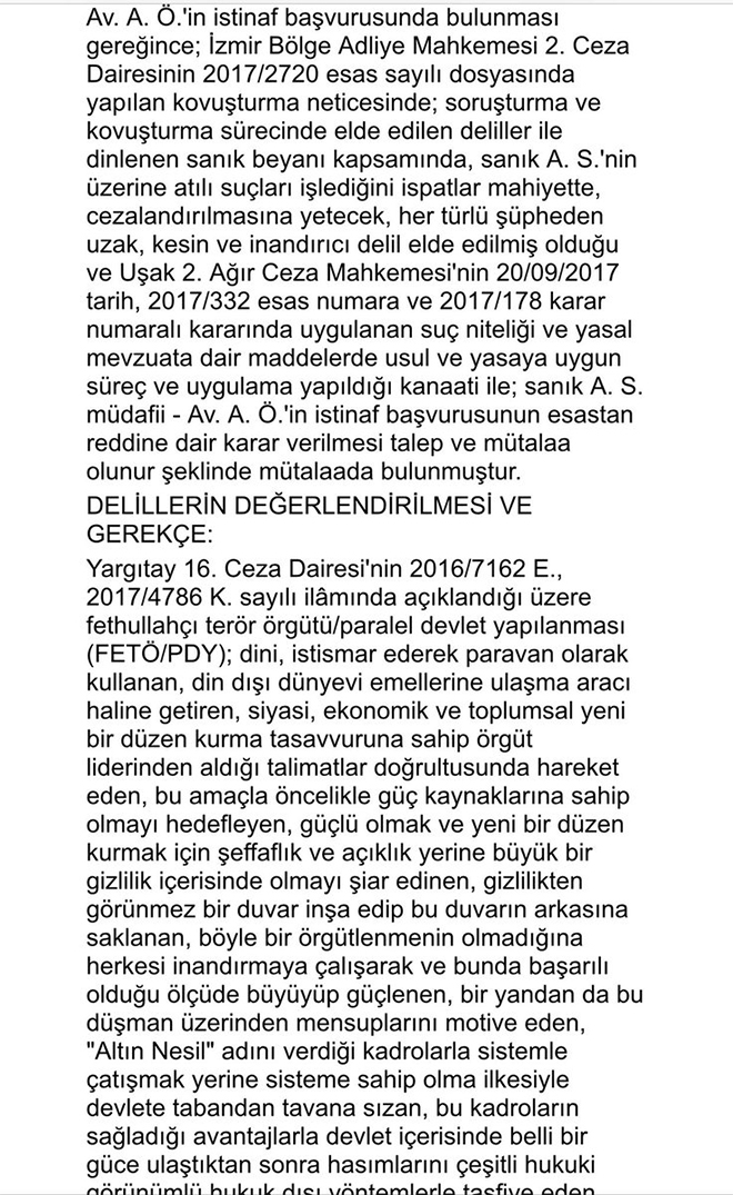 Banka hesabı ve sendika üyeliği olana beraat kararı