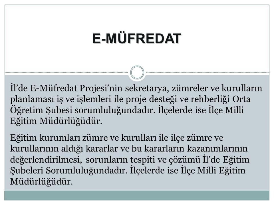 e-Müfredat Nedir? MEBBİS Öğretmen Girişi Nasıl Yapılır?