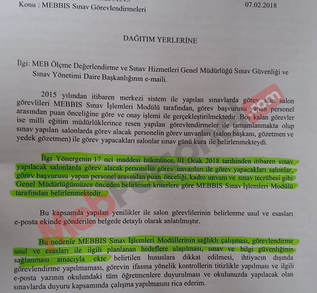 MEB, Sınavlarda Öğretmen Görevlendirme Sistemini Değiştiriyor. İşte Yeni Sistem...
