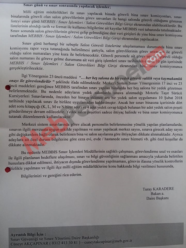 MEB, Sınavlarda Öğretmen Görevlendirme Sistemini Değiştiriyor. İşte Yeni Sistem...