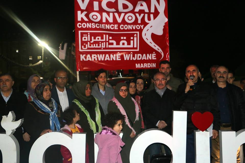 Mardin Eğitim Bir Sen'in Vicdan Konvoyu Yollarda