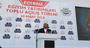 Bakan Yılmaz, Edirne Uzunköprü’de Okul Açılışına Katıldı