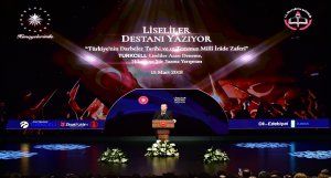 Cumhurbaşkanı Erdoğan ve Bakan Yılmaz, “Liseliler Destanı Yazıyor” Yarışmasının Ödül Törenine Katıldı