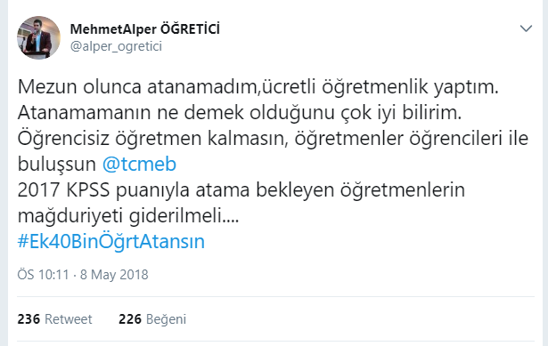 Öğretmenlerin Ek Atama Talebi Gündemden Düşmüyor. Ek Atama Olacak Mı?