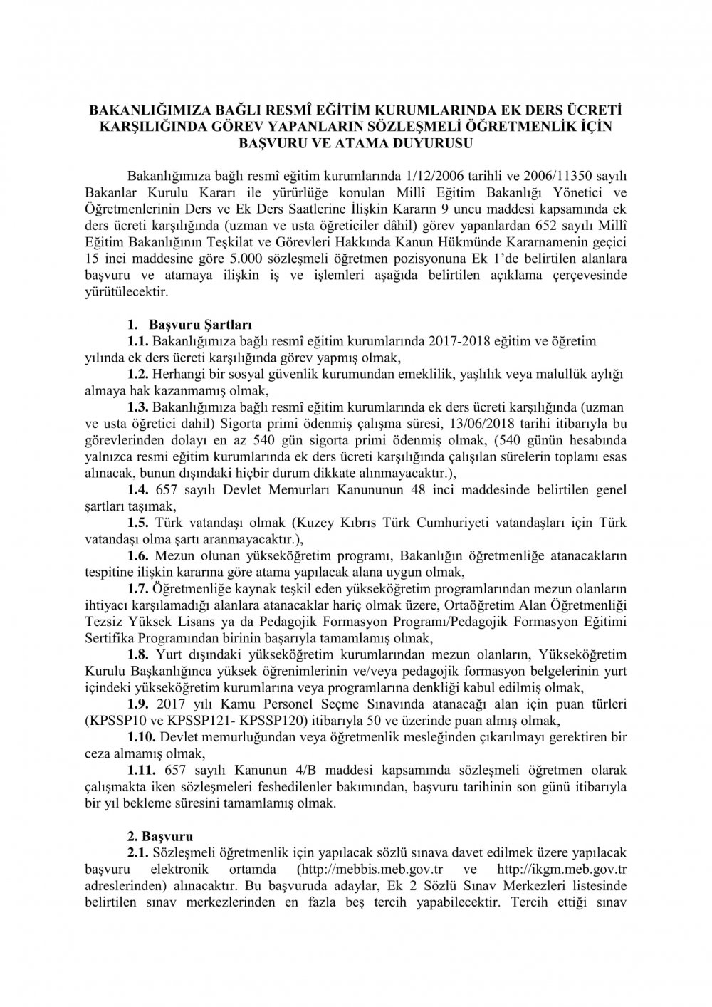 Ücretli Öğretmenlerin Sözleşmeli Öğretmenliğe Geçiş Sürecinde Tüm Detaylar Belli Oldu