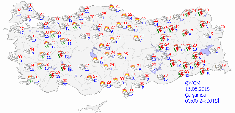 Sıcaklıklar artmaya devam ediyor-Haritalı
