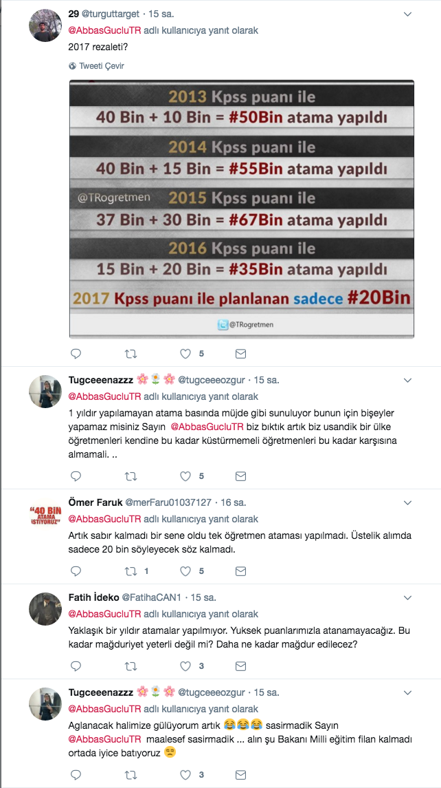 Atanamayan öğretmenler isyan etti!
