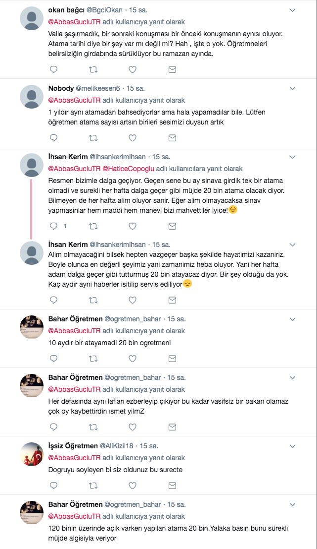 Atanamayan öğretmenler isyan etti!