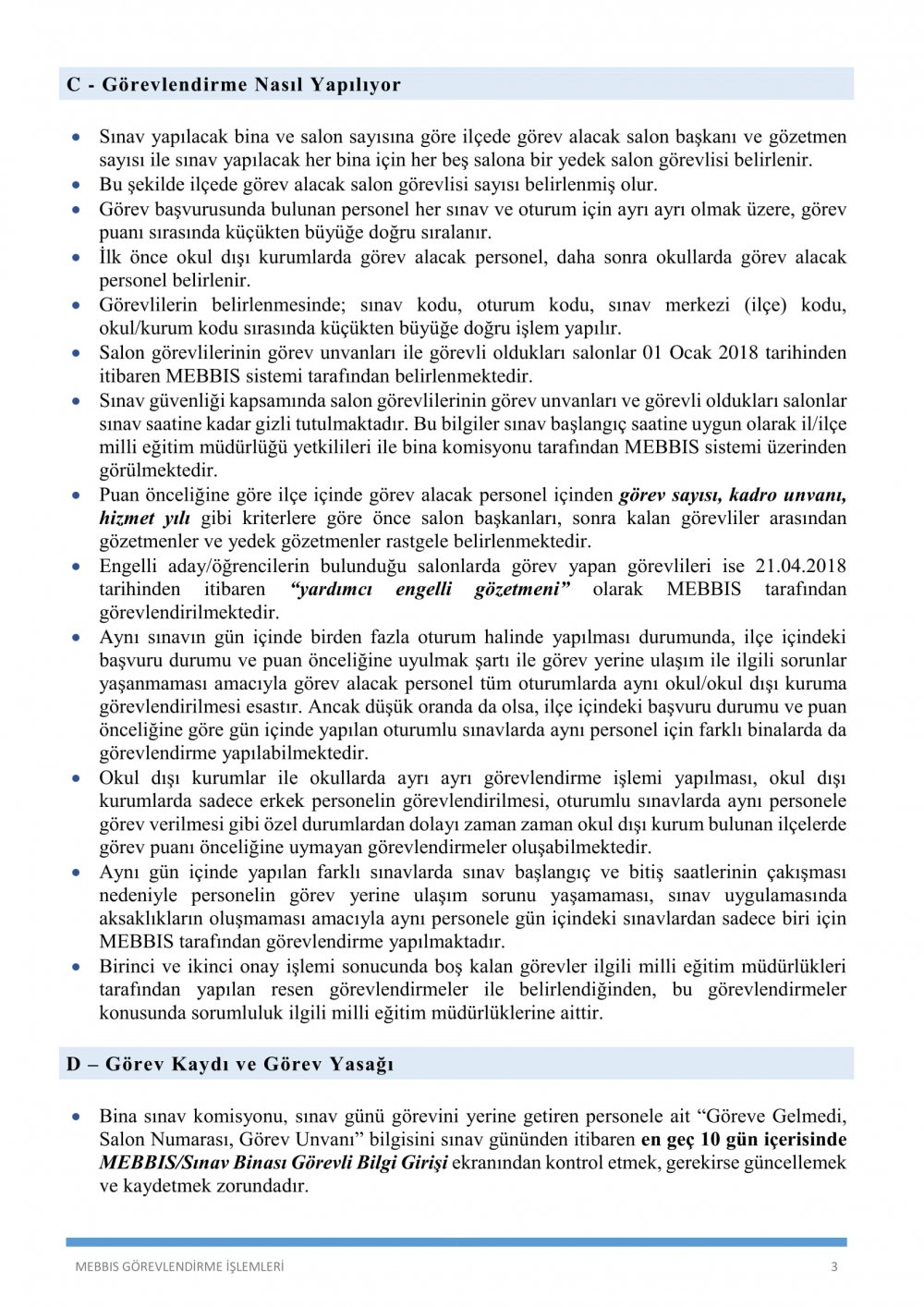 MEB'de Sınav Görevlendirmeleri Nasıl Yapılıyor?