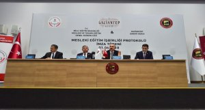 Gaziantep Sanayi Odası ile Mesleki Eğitim İş Birliği Protokolü