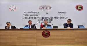 Gaziantep Sanayi Odası ile Mesleki Eğitim İş Birliği Protokolü