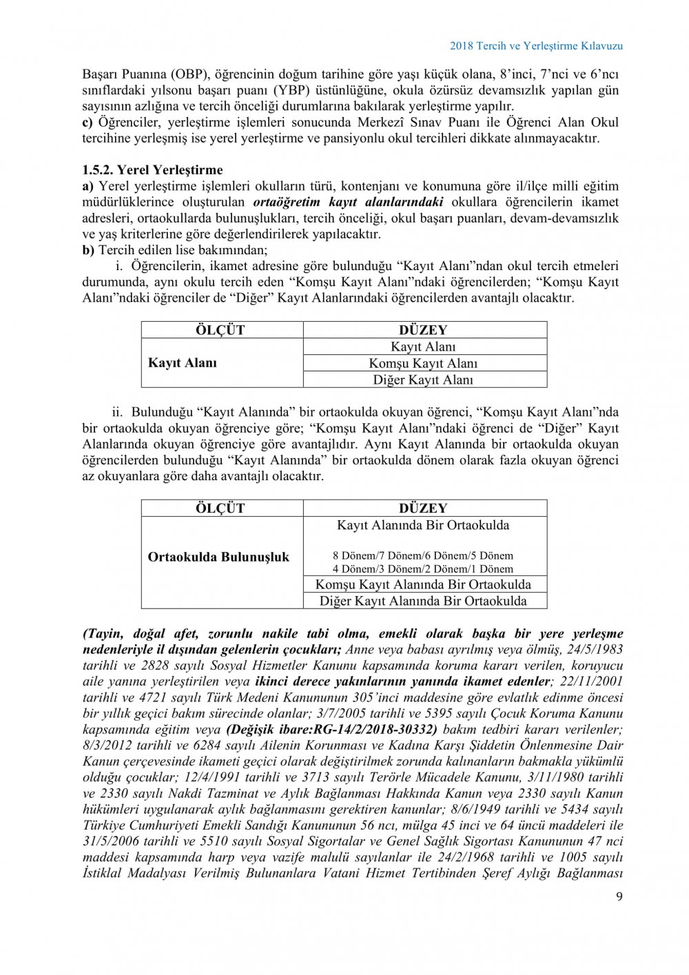 Liselere Geçiş Sistemi Tercih ve Yerleştirme Kılavuzu Yayımlandı