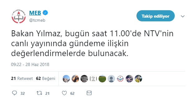 Bakan Yılmaz Canlı Yayında Açıklamalarda Bulunacak