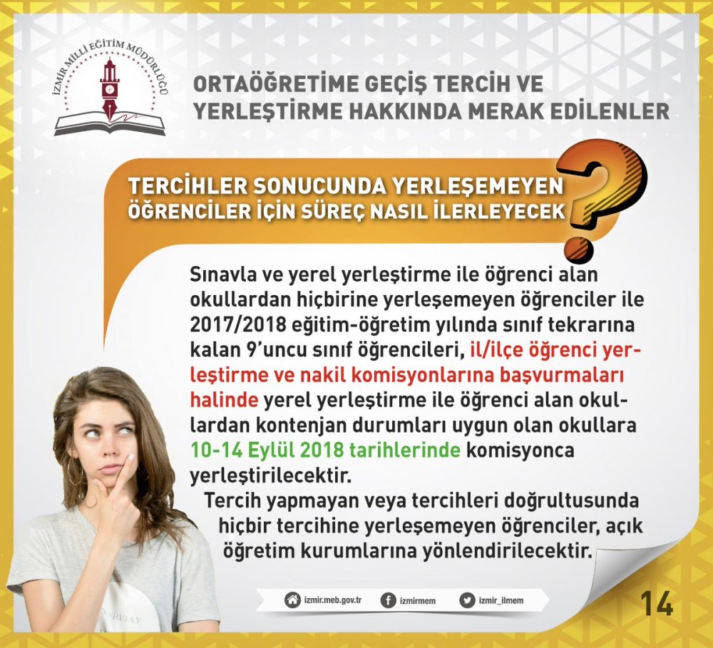 İzmir İl MEM'den LGS tercihleri için harika yol haritası