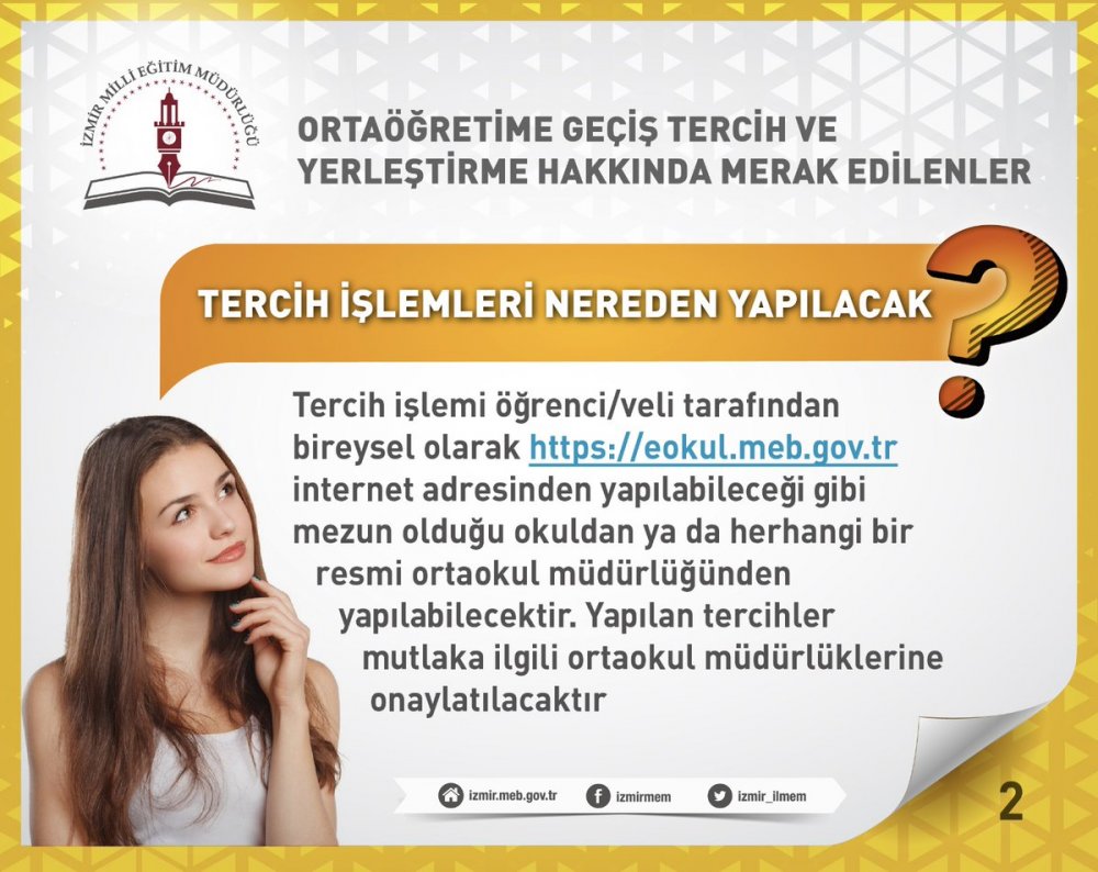 İzmir İl MEM'den LGS tercihleri için harika yol haritası