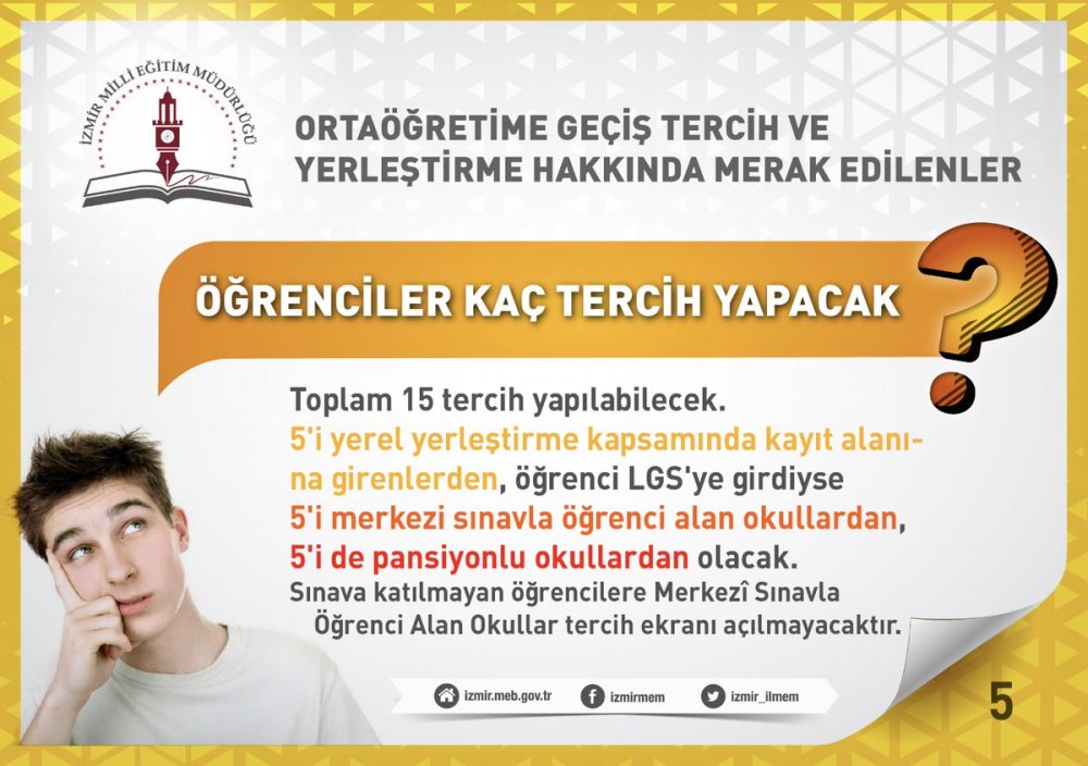 İzmir İl MEM'den LGS tercihleri için harika yol haritası