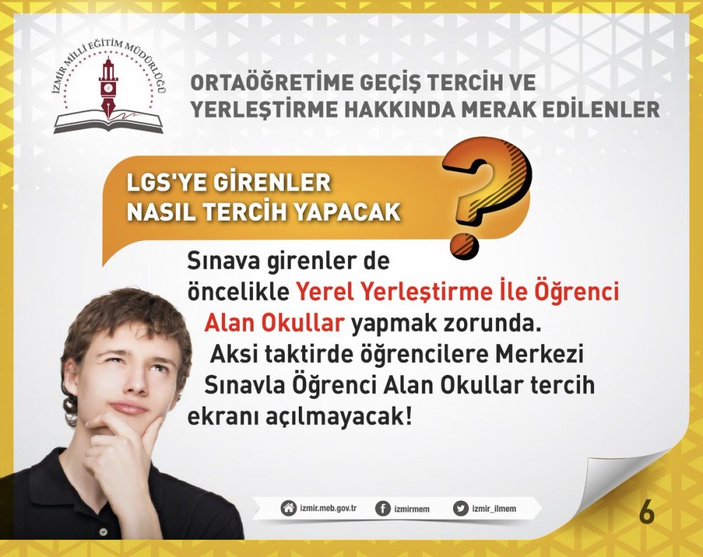 İzmir İl MEM'den LGS tercihleri için harika yol haritası