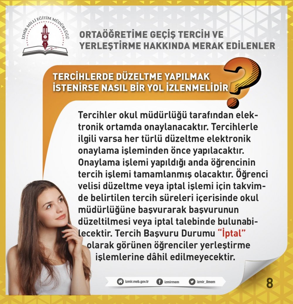 İzmir İl MEM'den LGS tercihleri için harika yol haritası