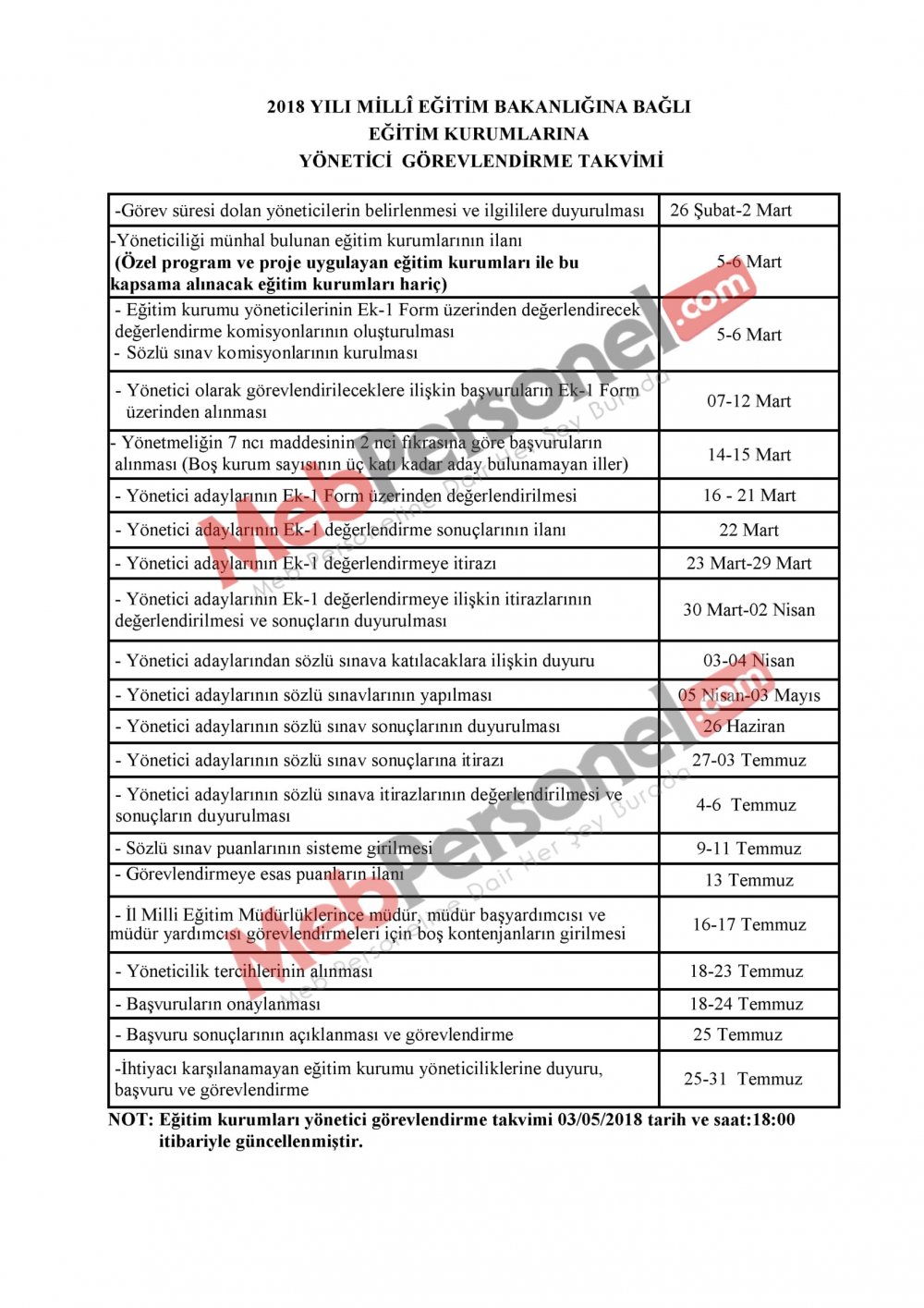 Müdür-Müdür Yardımcılığı Tercih Süreci Ne Zaman Başlayacak?