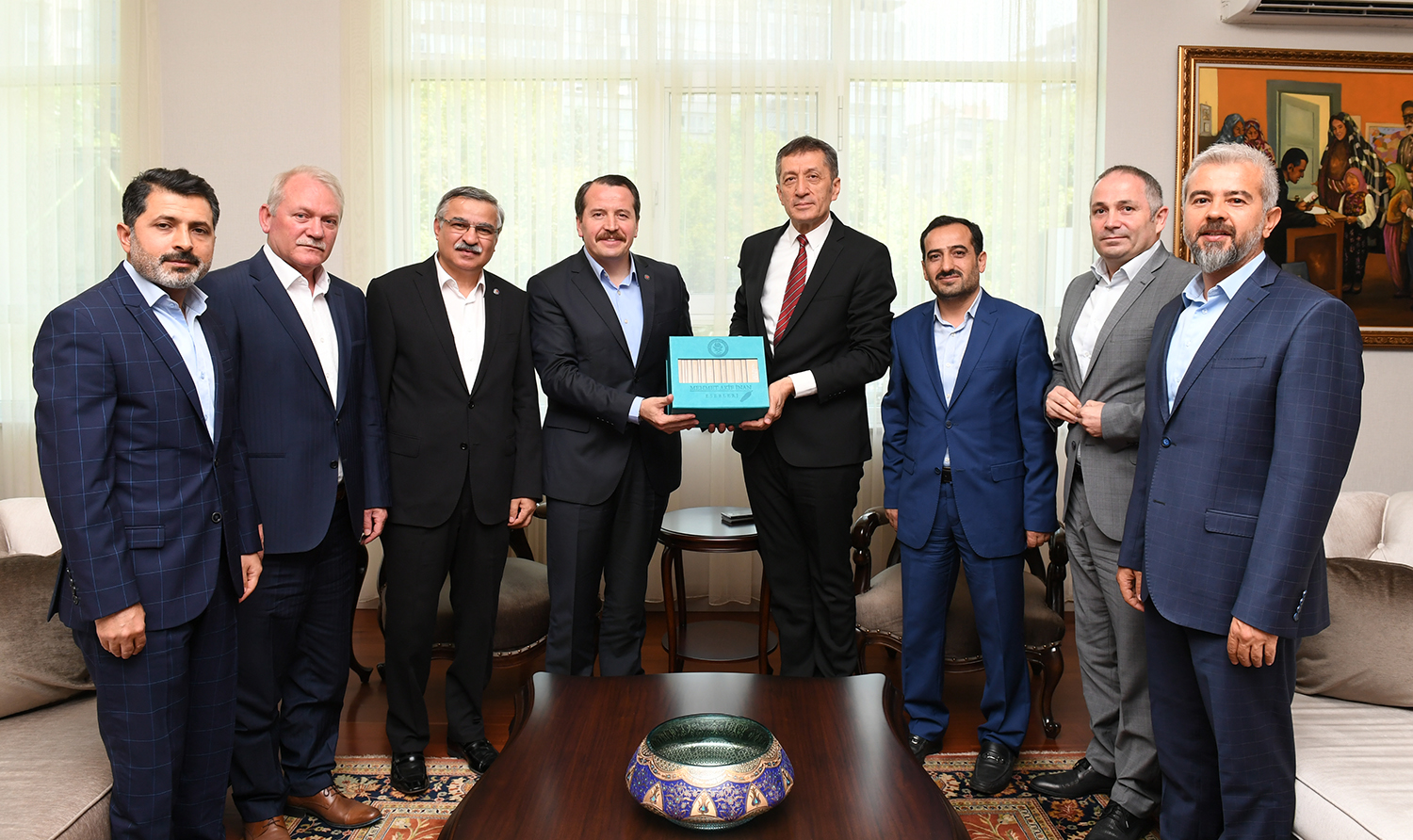 Milli Eğitim Bakanı Ziya Selçuk'a ziyaret