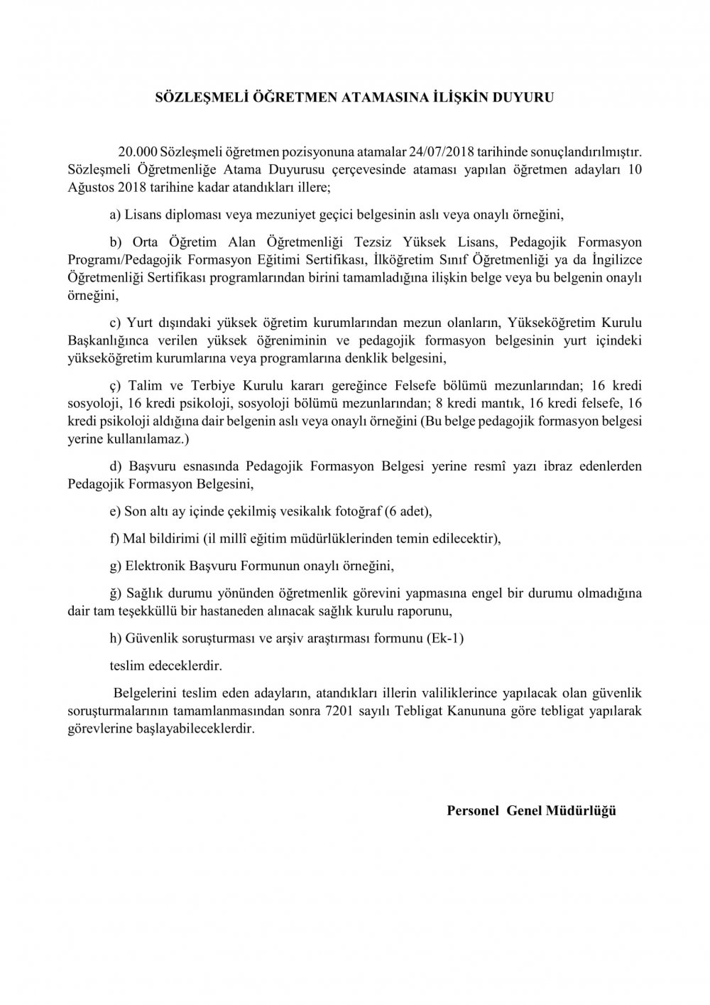 MEB'DEN SÖZLEŞMELİ ÖĞRETMEN ATAMASINA İLİŞKİN DUYURU