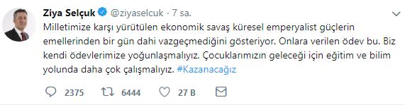 Ziya Selçuk: ''Daha Çok Çalışmalıyız''