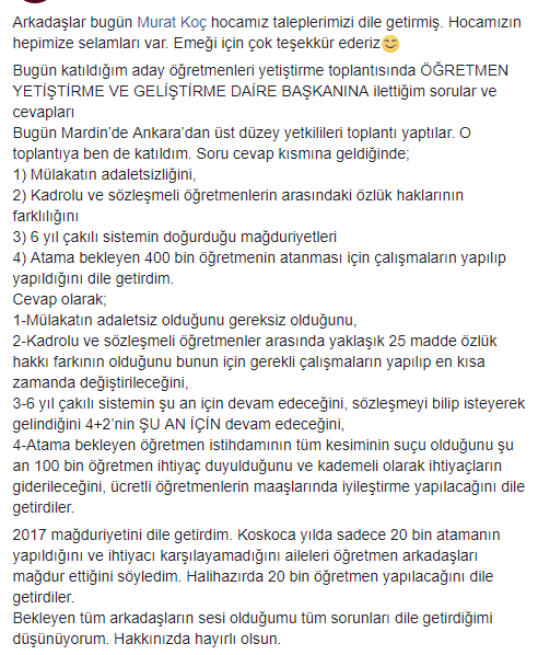20 Bin Öğretmen Ataması 'Daha' Yapılacak-Sözleşmeli Öğretmenlik..
