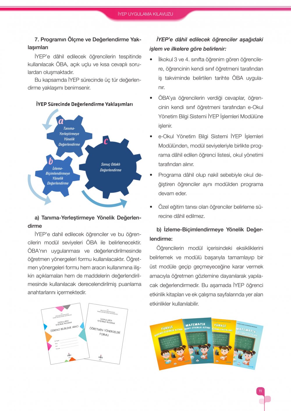 İlkokullarda Yetiştirme Programı (İYEP) Uygulama Kılavuzu 2018-2019