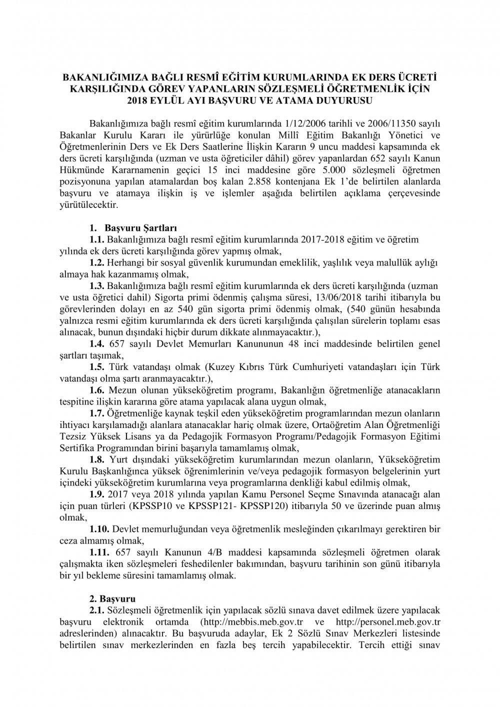 MEB, Boş Kalan 2 Bin 858 Kadroya Öğretmen Ataması Yapacak