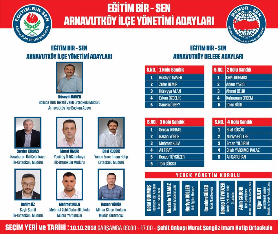 EĞİTİM-BİR-SEN İLÇE BAŞKAN ADAYI HÜSEYİN DAVER SEÇİM BEYANNAMESİNİ YAYIMLADI