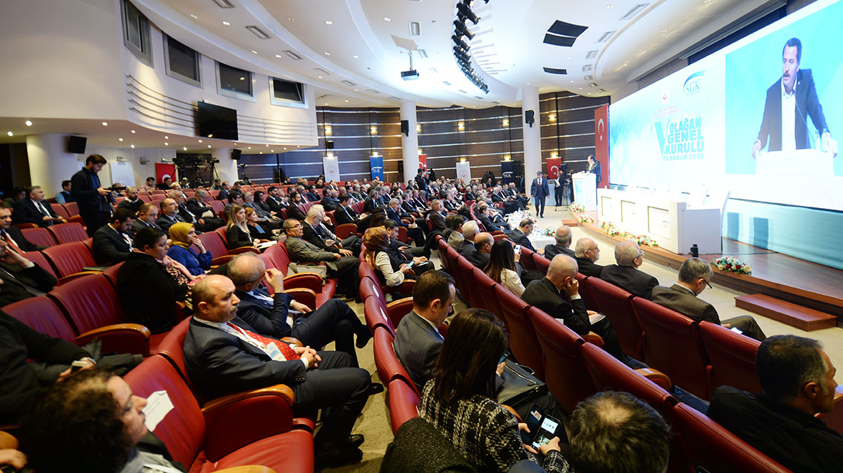 Yalçın SGK Genel Kurulu’nda Konuştu